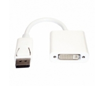 Переходник DP(m) - DVI-D(f) Gembird Cablexpert (A-DPM-DVIF-002-W) 0.1м (белый)