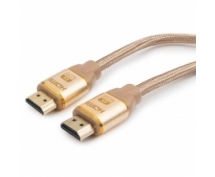 Кабель HDMI(m) - HDMI(m)  3.0м Gembird Cablexpert Gold (CC-G-HDMI03-3M) v1.4 (золотой)