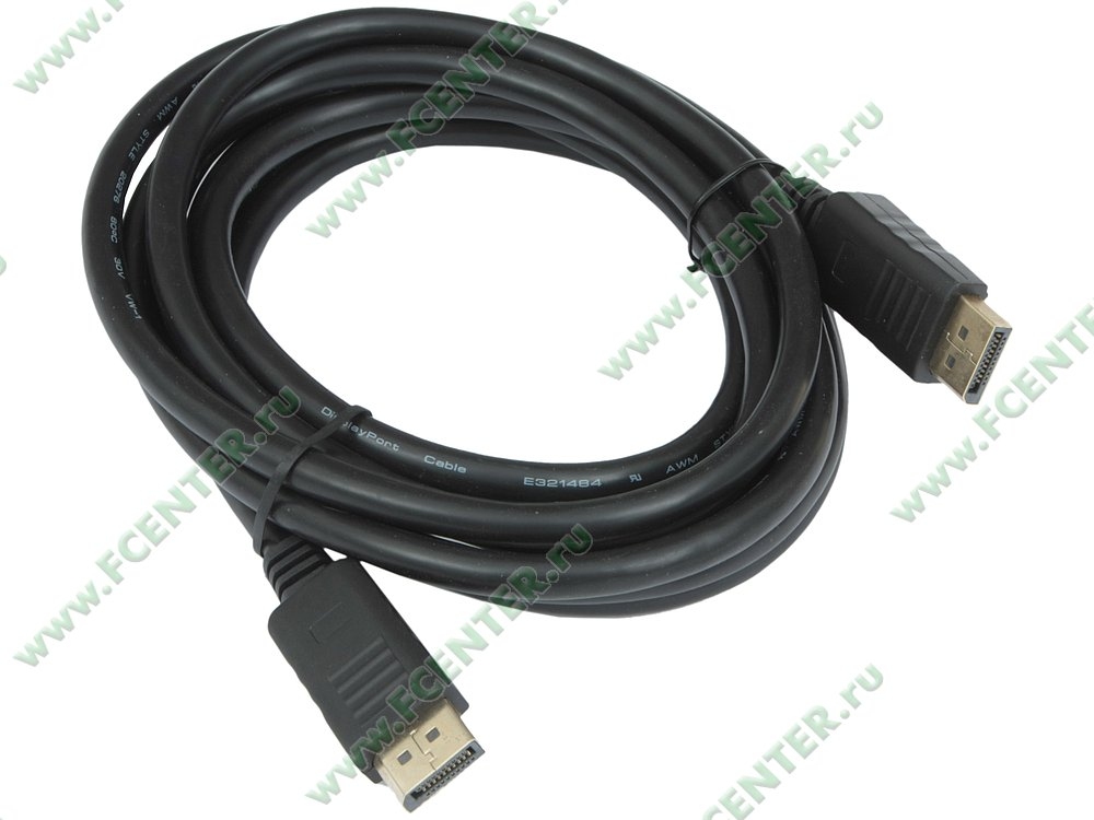 Кабель DP(m) - DP(m)  3.0м Gembird Cablexpert (CC-DP2-10) v1.2 (черный)