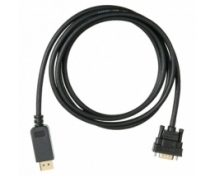 Кабель аудио-видео Buro 1.1v DisplayPort (m)/VGA (m) 2м. Позолоченные контакты черный (BHP DPP_VGA-2