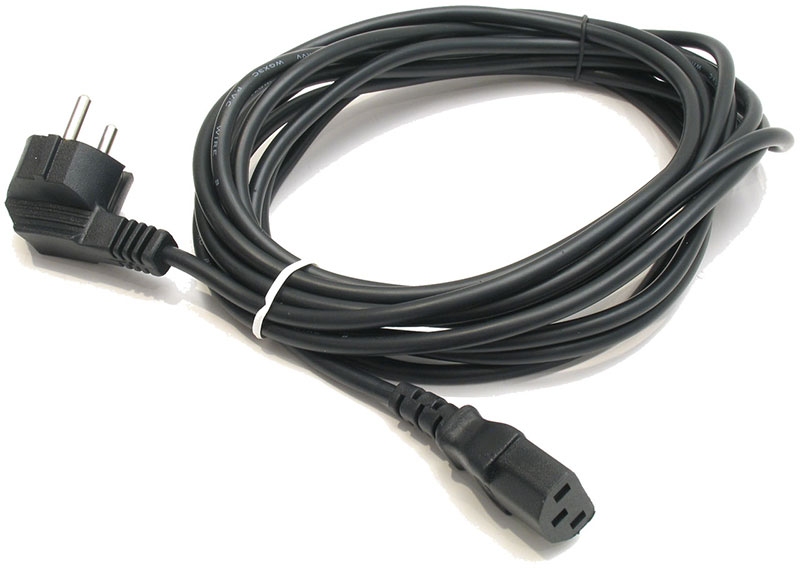 Кабель питания  3.0м Cablexpert VDE 0.75мм (PC-186-VDE-3M) (черный)