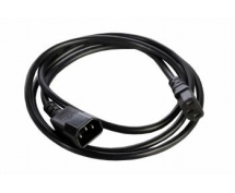 Кабель питания с заземлением IEC 60320 C13/IEC 60320 C14, 10 А / 250 В (3 x 1,0), длина 1,8 м