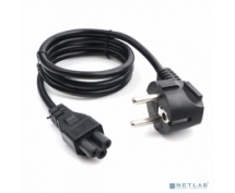 Кабель питания  1.0м Cablexpert (PC-186-ML12-1M) для ноутбуков (Schuko-C5) <3-pin> (черный)