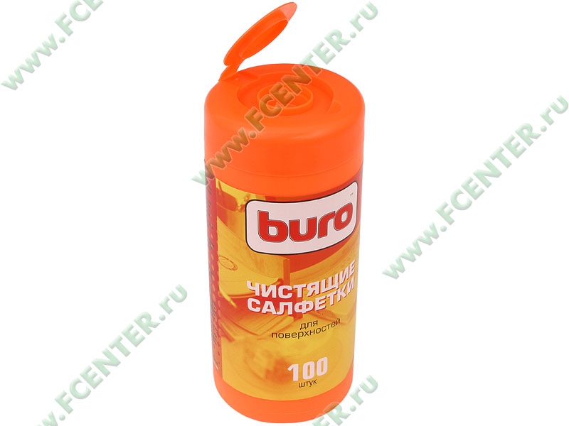 Чистящие салфетки BURO BU-Tsurface (Туба, 100шт)