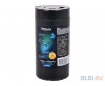 Чистящие салфетки Defender 30322 (Туба, 100 шт) для экранов
