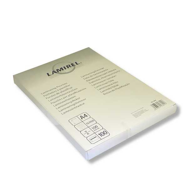 Пленка для ламинирования Fellowes Lamirel А4,100мкм, 100 шт.