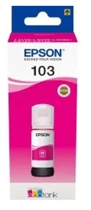 Чернила Epson Original 103M/003M C13T00S34A/C13T00V398 пурпурный (65мл) для Epson L3100/3110/3150