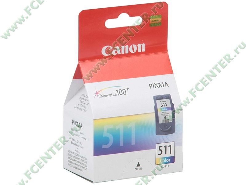 Картридж CANON CL-511 <MP240/250/260/270/280/490> <цветной>