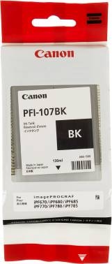 Картридж CANON PFI-107BK для Canon iPF680/685/780/785 (130ml) черный