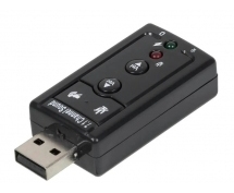 Звуковая карта TRUA71 (C-Media CM108) 2.0 <USB>