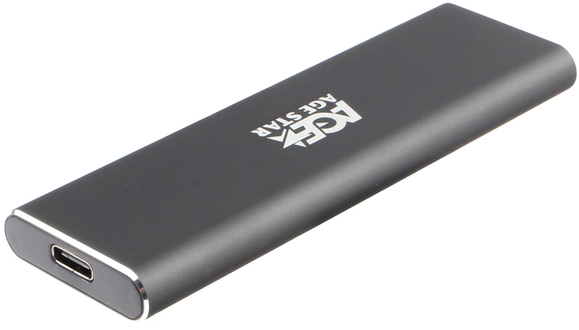 Контейнер для M.2 SSD Agestar 31UBNV1C <M.2 NVME, USB 3.1 Type-C> (серый)