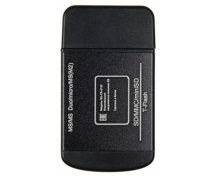 Устройство чтения карт памяти Buro BU-CR-3103 <USB2.0> (черный)