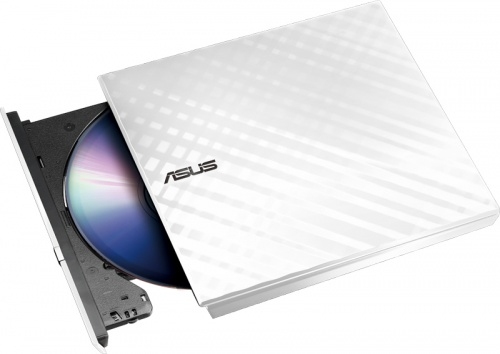 Дисковод внешний DVD+RW ASUS SDRW-08D2S-U Lite <Slim> <USB 2.0> <белый>