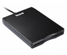 Дисковод внешний FDD 3.5" Buro BUM-USB <USB 2.0> <черный>