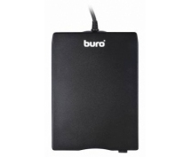 Дисковод внешний FDD 3.5" Buro BUM-USB <USB 2.0> <черный>
