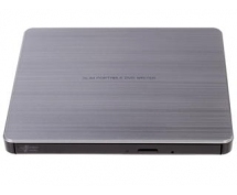 Дисковод внешний DVD+RW LG GP60NS60  <Slim> <USB 2.0> (серебристый)