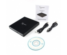 Дисковод внешний DVD+RW Gembird DVD-USB-02-SV <USB 2.0> (серебристый)