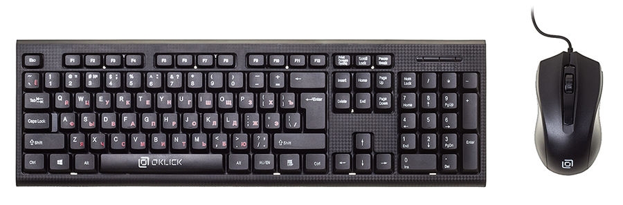 Комплект клавиатура+мышь Oklick 620M <USB>
