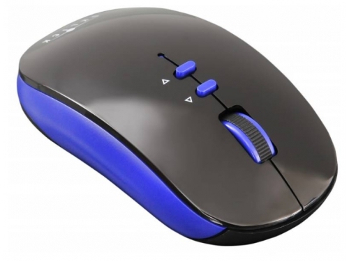 <уценка> Мышь Oklick 595MB <Bluetooth> оптическая беспроводная (черно-синяя)