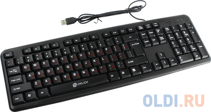 Клавиатура Oklick 90M <USB> (черная)