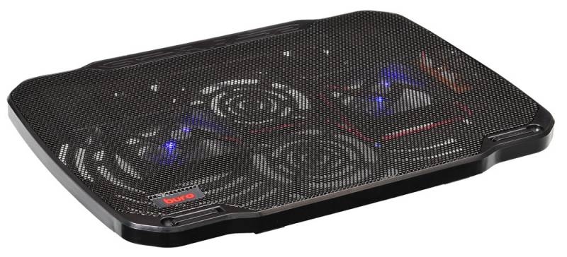 Теплоотводящая подставка под ноутбук Buro BU-LCP156-B208 15.6" <черная>