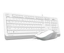 Комплект клавиатура+мышь A4Tech Fstyler F1010 <USB> (бело-серый)