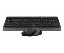 Комплект клавиатура+мышь A4Tech Fstyler F1010 <USB> (черно-серый)