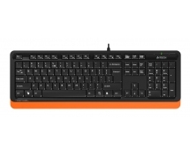 Комплект клавиатура+мышь A4Tech Fstyler F1010 <USB> (черно-оранжевый)