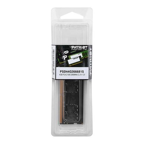 Модуль памяти SO-DIMM DDR4  4GB 2666МГц Patriot (CL19, 1.2V) (PSD44G266681S)