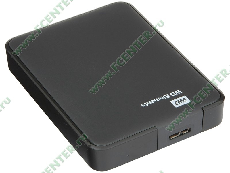 Внешний винчестер 2.5" 2TB WD Elements Portable (WDBU6Y0020BBK) <USB3.0> (черный)