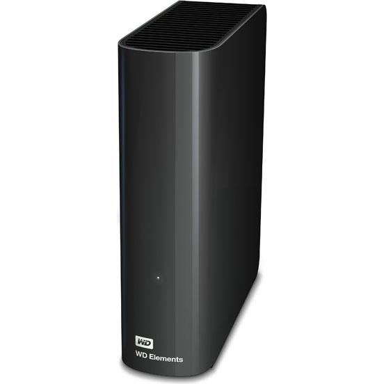 Внешний винчестер 3.5" 4TB WD Elements Desktop (WDBWLG0040HBK) <USB3.0> <черный>