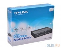Коммутатор TP-Link TL-SF1016D <16*10/100>