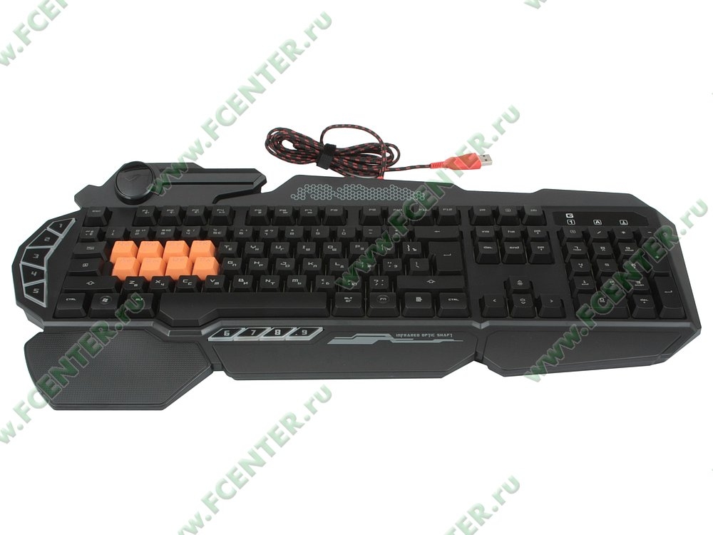 Клавиатура A4Tech Bloody B318 <USB> (черная)