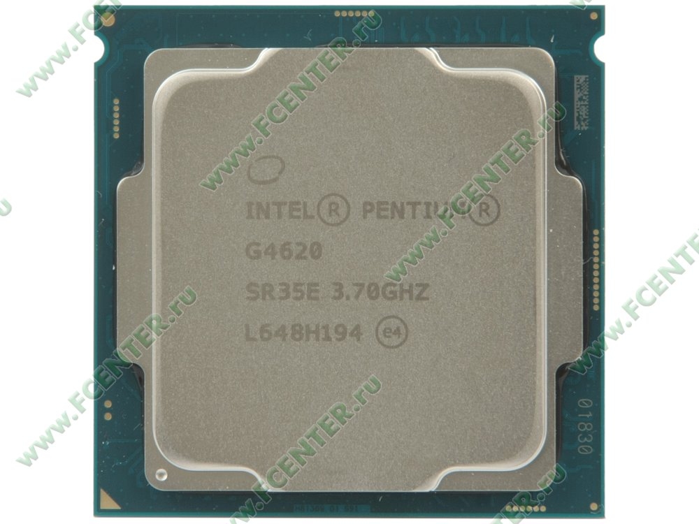 Процессор Intel Pentium G4620 <3.7ГГц, 2 ядра, 2x256K+3M, HD630, 51Вт, LGA1151> OEM