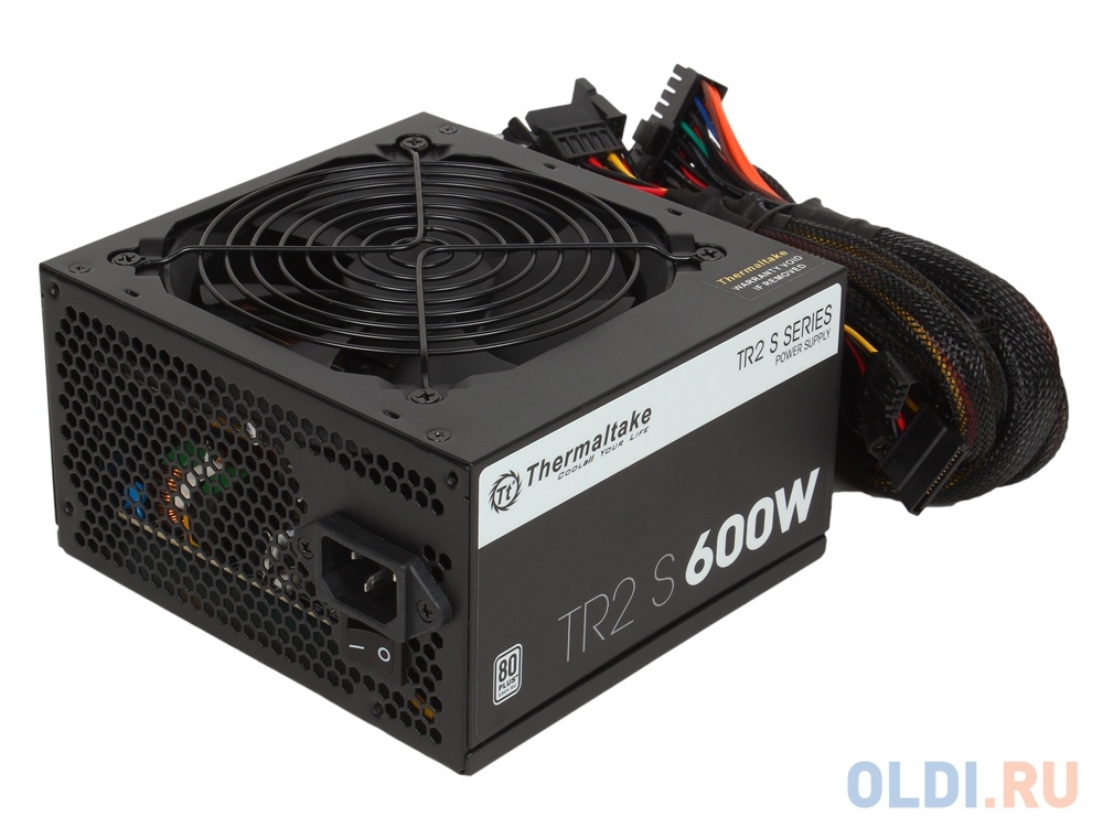 Блок питания  600Вт Thermaltake TR2 S (TRS-600AH2NK) <ATX 2.3, 120мм, 80+>