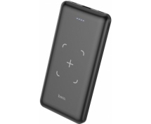 Внешний портативный аккумулятор Hoco J50 Surf 10000mAh 5W 2A USB-A (беспр. зар.) (черный)