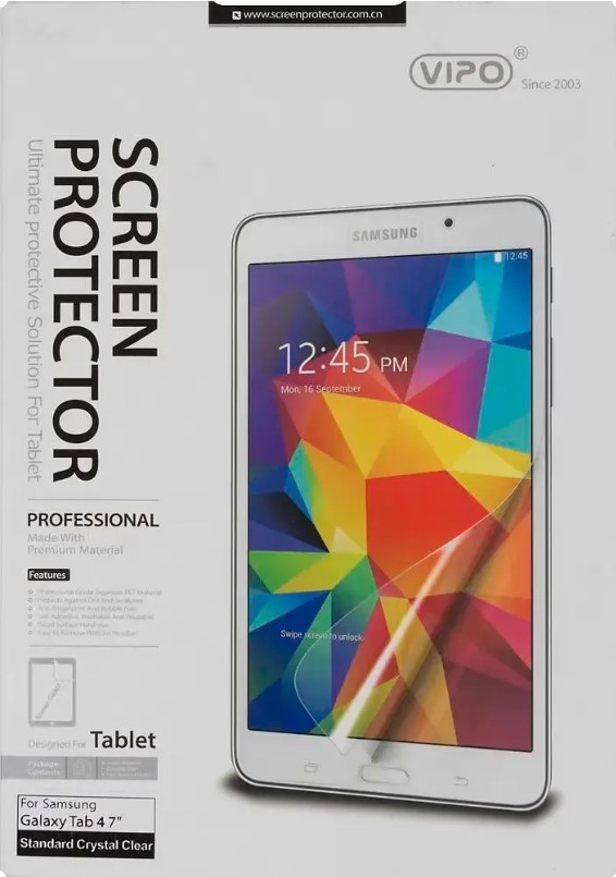 Пленка защитная для SAMSUNG Galaxy Tab4 7" Vipo прозрачная