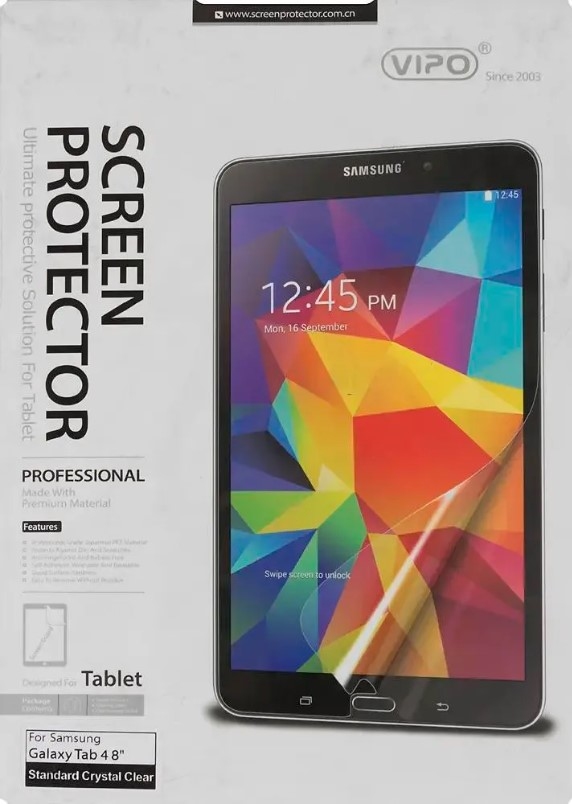 Пленка защитная для SAMSUNG Galaxy Tab4 8" Vipo прозрачная