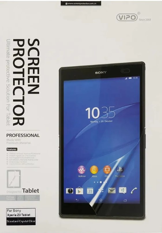 Пленка защитная для Sony Xperia Tablet Z3 Vipo прозрачная