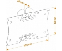 Кронштейн Holder LCDS-5060 <Vesa 200x100> (до 30 кг) <черный>