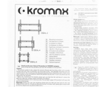 Кронштейн Kromax IDEAL-6 WHITE VESA 200x200 (до 35 кг) <белый>