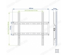 Кронштейн Kromax IDEAL-4 (до 50 кг) <белый>