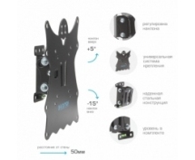 Кронштейн Kromax CASPER-201 <Vesa 200x200> (до 30 кг) <черный>