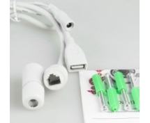 Видеокамера IP Trassir TR-D8121IR2 3.6-3.6мм цветная корп.:белый