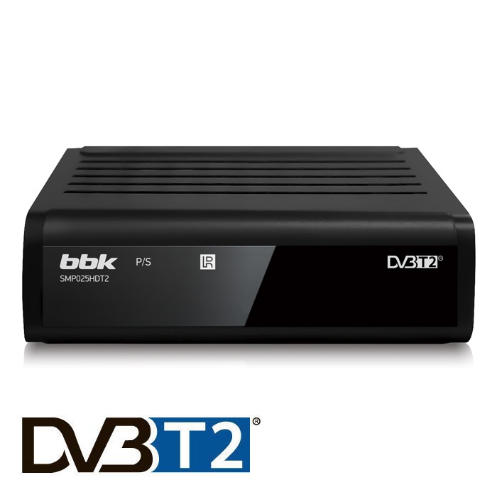 Ресивер DVB-T2 BBK SMP025HDT2 <черный>