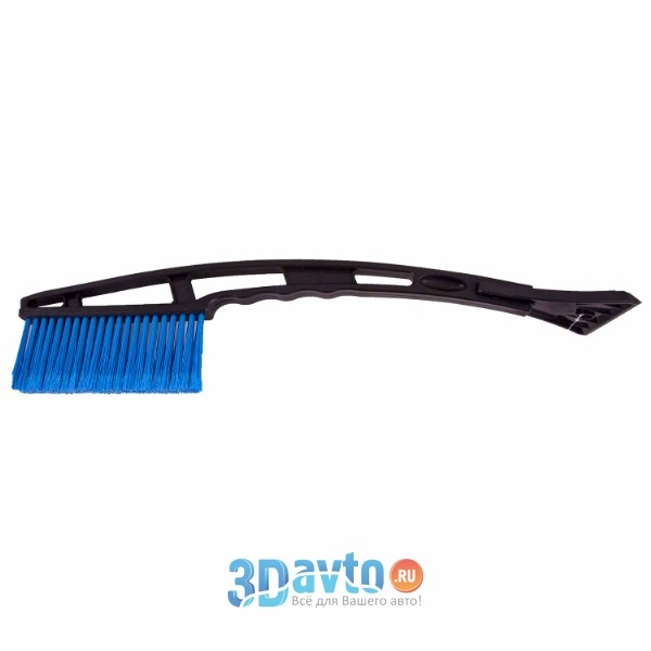 Щетка со скребком для удаления снега KS-AUTO (KS-44-B) (44см) (синяя)