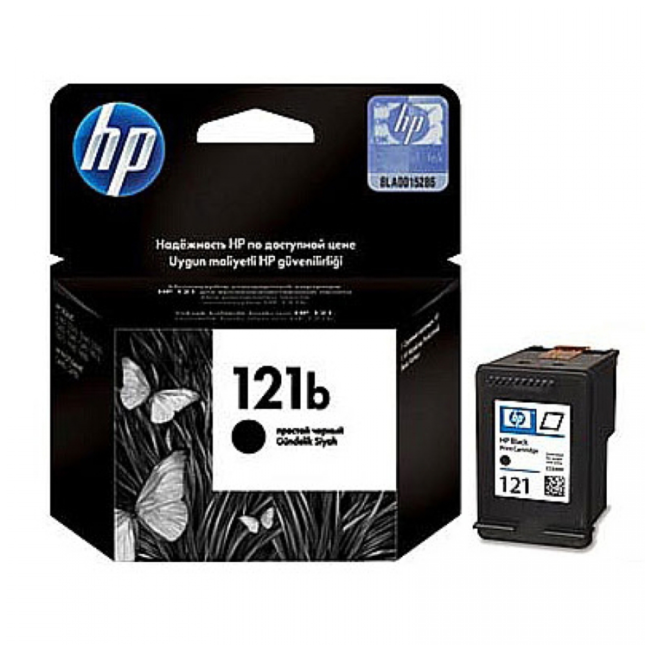 Заправка струйного картриджа HP №121 Bk
