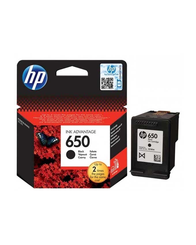 Заправка струйного картриджа HP №650 Bk