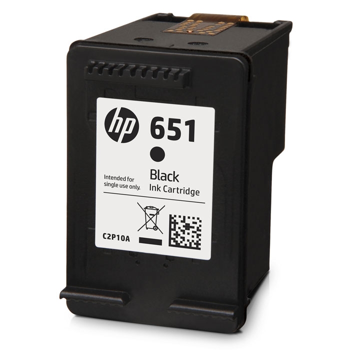 Заправка струйного картриджа HP №651 Bk