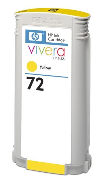 Заправка струйного картриджа HP №72 Y 130ml